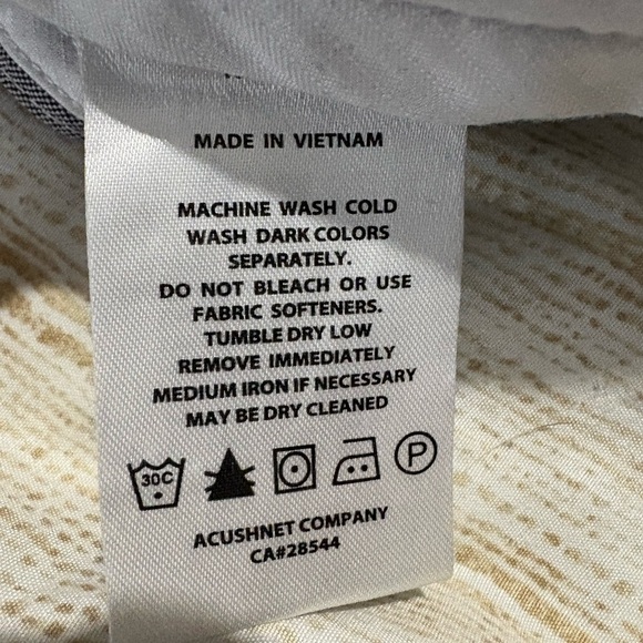 FJ Footjoy men’s grey nylon golf shorts size 36 9” inseam - Picture 11 of 13